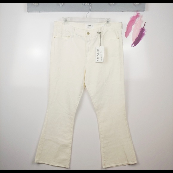 Sz 32 I FRAME X INEZ & VINOODH 'INEZ' FLARED JEANS - Picture 2 of 10